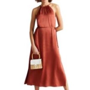 NWT ROXIEYY Halter neck midi dress